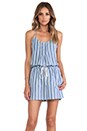 view 1 of 5 Wide Stripe Chambray Sundress in Chambray Multi