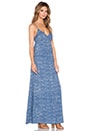 view 2 of 3 Printed Maxi Dress in Dutch Blue