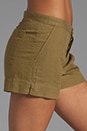 view 5 of 6 Linen Cotton Solid Linen Short in Nutria
