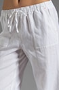 view 4 of 6 Linen Pant in White