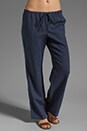 view 1 of 6 Linen Pant in Navy