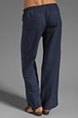 view 3 of 6 Linen Pant in Navy