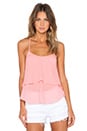 view 1 of 3 Ruffle Cami in Salmon Rose