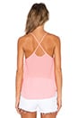 view 3 of 3 Ruffle Cami in Salmon Rose