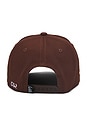 view 2 of 3 The Classic Snapback Hat in Chocolate