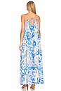 view 3 of 3 Anemone Silky Dress in Ocean