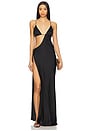 view 1 of 4 Villa Butterfly Maxi Dress in Black