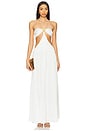 view 1 of 3 Mila Butterfly Maxi Dress in Pearl