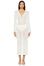view 2 of 4 Godiva Butterfly Knit Dress in Pearl