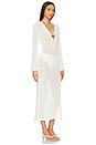 view 3 of 4 Godiva Butterfly Knit Dress in Pearl
