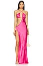 view 1 of 5 Villa Butterfly Maxi Dress in Barbie