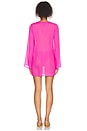 view 3 of 4 Lulu Orchid Dress in Fuchsia