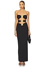 view 1 of 4 Rome Orchid Maxi Dress in Black