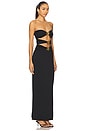 view 2 of 4 Rome Orchid Maxi Dress in Black