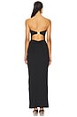view 3 of 4 Rome Orchid Maxi Dress in Black