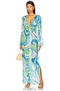 view 1 of 5 x REVOLVE Flower Maxi Dress in Ocean Blue