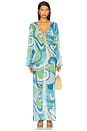 view 2 of 5 x REVOLVE Flower Maxi Dress in Ocean Blue