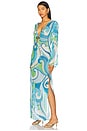 view 4 of 5 x REVOLVE Flower Maxi Dress in Ocean Blue