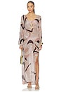view 1 of 5 ROBE MAXI HOTLINE in Mars Beige