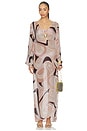 view 2 of 5 ROBE MAXI HOTLINE in Mars Beige