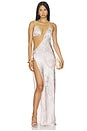 view 1 of 5 Villa Moonstone Dress in Deco Pink