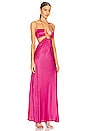 view 2 of 3 Storm Cut-out Maxi Dress in Hot Pink