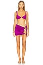 view 5 of 6 Coupe Butterfly Mini Skirt in Iris