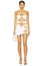 view 5 of 6 Coupe Orchid Cut Out Mini Skirt in Pearl