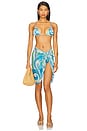 view 5 of 6 x REVOLVE Short Sarong in Ocean Blue