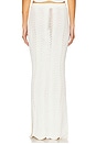 view 4 of 6 Soda Knit Maxi Skirt in Pearl