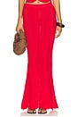 view 1 of 6 Soda Knit Maxi Skirt in Cherry