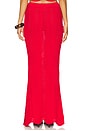 view 4 of 6 Soda Knit Maxi Skirt in Cherry