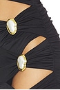 view 6 of 6 Coupe Moonstone Cut-out Mini Skirt in Black