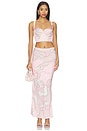 view 5 of 6 FALDA MAXI CITY in Deco Pink