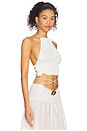 view 2 of 4 Spice Ruched Top in Pearl