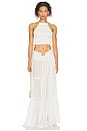 view 4 of 4 Spice Ruched Top in Pearl