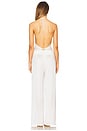 view 3 of 4 Coral Orchid Drape Top in Pearl