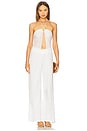 view 4 of 4 Coral Orchid Drape Top in Pearl