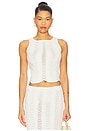 view 1 of 5 Arc Knit Top in Pearl