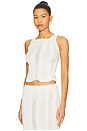 view 2 of 5 Arc Knit Top in Pearl