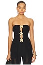 view 1 of 5 Lotus Knit Top in Black