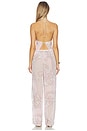 view 3 of 4 Coral Moonstone Drape Top in Deco Pink