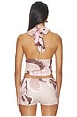 view 3 of 4 Eleganza Halter Top in Deco Mocha