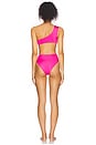 view 4 of 5 Orbit Orchid Cut Out One Piece Swimsuit in Fuchsia