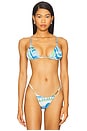 view 1 of 4 x REVOLVE Era Ruched Triangle Top in Ocean Blue