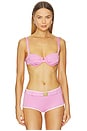view 1 of 4 Ariel Ruched Bikini Top in Dahlia
