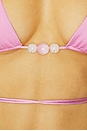 view 5 of 5 Luma Triangle Bikini Top in Dahlia