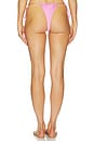 view 3 of 5 Essence Side Tie Bikini Bottom in Dahlia