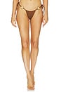 view 1 of 4 НИЗ БИКИНИ С ЗАВЯЗКАМИ ПО БОКАМ COVE in Mocha