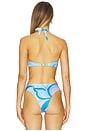 view 4 of 5 Coast Halo Halter Bikini Top in Dolce Blue